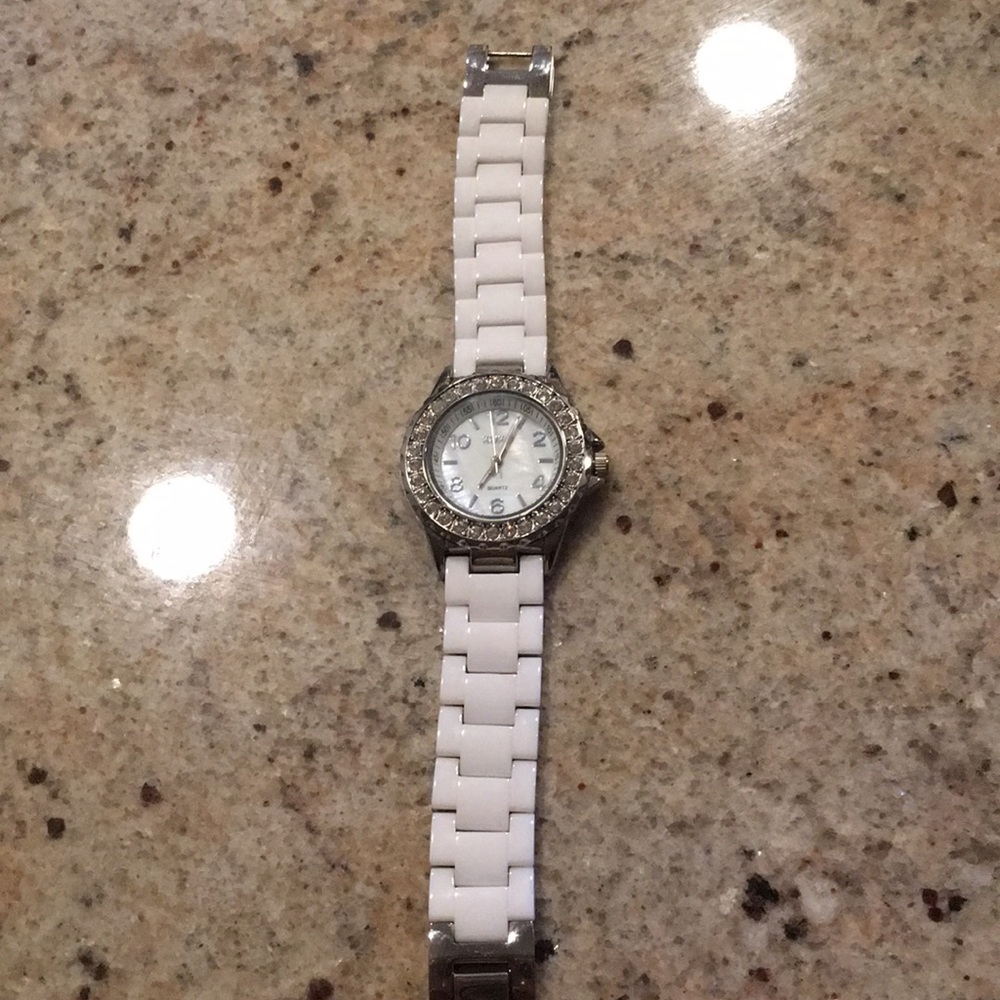 Ceramic Embellished watch
